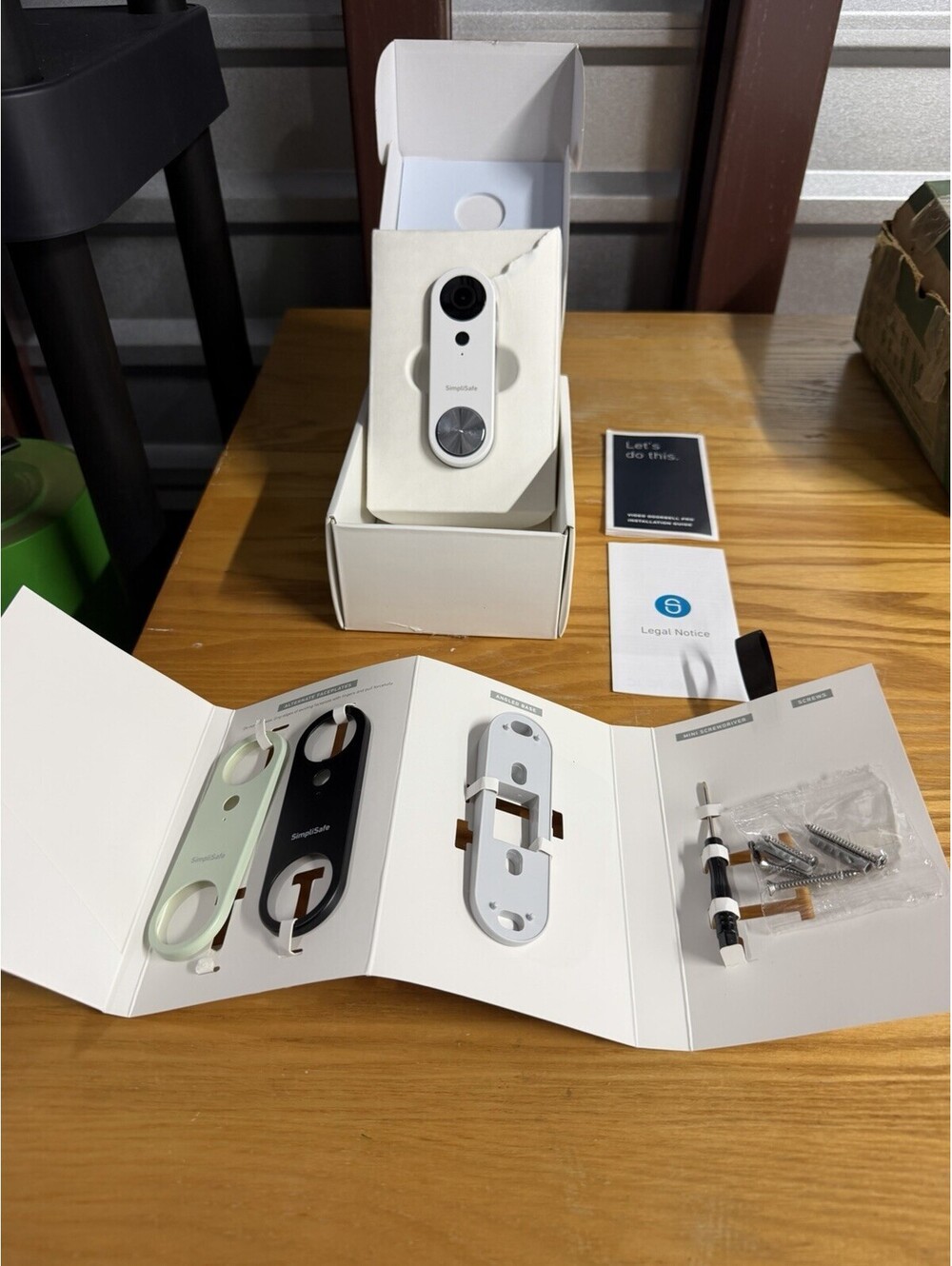 SimpliSafe SimpliCam Video Doorbell Pro SSDB3 (Wired) Open Box - Never Installed - Picture 5 of 16
